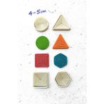WE3D Spiral Desenli Polimer Kil Seramik Hamuru Kalıp Seti 4 - 5cm