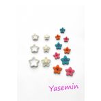 WE3D Yasemin Polimer Kil Seramik Hamuru Kalıp Seti 1,5 - 2 - 2,5cm