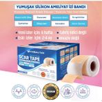 Wealtivo Silikon Yara Izi Bandı 2m – Premium Ameliyat/sezaryen/skar Iz Görünümü Için, Kesilebilir Medikal