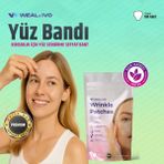 Wealtivo Yüz Gerdirme Bandı (100 Adet), Kırışıklık ve Kaz Ayağı için Şeffaf Yüz Germe Bantı 2026