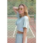 Wear Three Points Yeşil Weekend Crop T-shirt Yeşil M