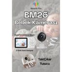 Wearfit Pro BM26 Bebek Kamerası 2.8 inç Ekranlı Dedektörlü İki Yönlü Sesli Bebek İzleme Kamera ve Monitörü