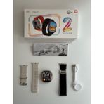 Wearfit Pro Gs Ultra 2 Watch 8 Amoled Ekran 49MM Kordon Kilitli Akıllı Saat 2023 2.02INÇ Full Ekran Çift Kordonlu - Siyah