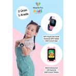 Wearfit Pro Sim Kartlı BTK Kayıt GPS Konum Takipli Kameralı Akıllı Çocuk Saat ve Multifonksiyonel Çocuk Telefonu