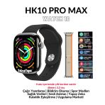 Wearfit Pro Watch 10 Series Hk 10 Pro Max Akıllı Saat Amoled Gsensor Yapay Zeka Destekli Kulaklık Eşleştirme Çağrı Yanıtlama Dil Çeviri Desteği Galeri Kitap Okuma Oyun Oynama