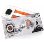 Wearfit Pro Watch 8 Ultra Pro 49mm Titanium Kasa Akıllı Saat Çift Kordon Hediyeli