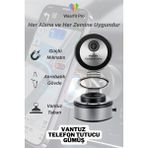 Wearfitpro Magsafe Özellikli Güçlü Mıknatıslı Vantuz Telefon Tutucu Ev Araç Her Zemine Uygun Telefon Tutucu - Gri