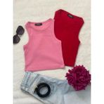 Wearflawless 2'li Adet Kadın Halter Yaka Fitilli Askılı Sıfır Kol Crop Bluz