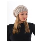Wearflawless Kadın Kalın Örgü Ponponlu Bere Taş Standart