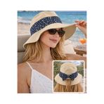 Wearflawless Kadın Keten Bucket Fiyonklu Turuncu Yazlık Plaj Şapkası, Ayarlanabilir Geniş Kenarlı Tatil Şapkası