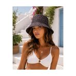 Wearflawless Kadın Leopar Desenli Bucket Şapka, Yazlık Kova Şapka Katlanabilir Leopar Bucket Hat, Plaj Şapkası