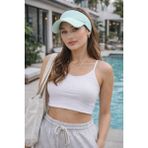 Wearflawless Kadın Vizör Şapka, Yazlık Spor Üstü Açık Esnek Şapka, Plaj Şapkası, Tenis Şapkası,trend Yazlık Şapka - Standart - Lila