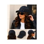 Wearflawless Leopar Desenli Kadın Şapka, Ayarlanabilir Spor Şapka, Trend Plaj Şapkası, Yazlık Leopar Şapka