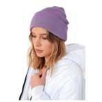 Wearflawless Unisex Katlamalı Bere mor Standart