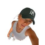 Wearflawless Unisex Spor Ny Haki Şapka yeşil beyaz Standart