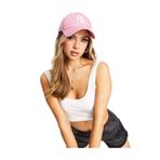 Wearflawless Unisex Spor Ny Şapka pembe beyaz Standart