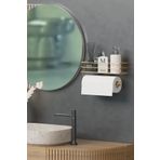 wearme Gold Yapışkanlı Raflı Kağıt Rulo Havluluk Havlu Kağıltlık Banyo Mutfak Düzenleyici Raf