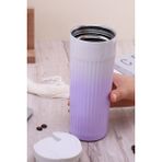 Weather Forecast CIN917MR Mug 304 L Çelik 0.5 L Mor Beyaz Degrade El Termos