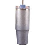 Weather Forecast CIN940MV 304 L Çelik Mavi Işıltılı 890 ml Pipetli Soğuk Sıcak El Termos