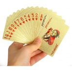 Weather Forecast Gold Iskambil Kağıdı Plastik Su Geçirmez Oyun Kağıdı CIN382SR - Renkli