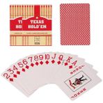 Weather Forecast Kırmızı Jumbo Plastik Su Geçirmez Jumbo Blackjack Iskambil Oyun Kağıdı CIN385KR - Renkli