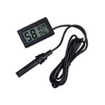Weather Forecast Problu Termometre Sıcaklık ve Nem Ölçer Kuluçka Makinası İçin 0-50 °C Ölçüm Mesafesi ile LCD Ekran