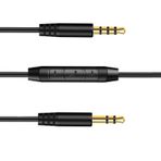 Weatwo Yedek Ses Kablosu Beats Kulaklıklar Aux Kablosu, 3,5 mm ila 3,5 mm Erkek Kulaklık Kablosu Beats Solo2 Solo3 Studio3 ile Uyumlu Kablosuz Pro Detoks, in-line Mikrofon ve Ses Kontrolü ile