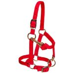 Weaver Leather Naylondan yular, ayarlanabilir, 2,5 cm, kırmızı