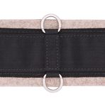 Weaver Leather Yün Karışımı Keçe Astarlı Düz Akıllı Cinch, Siyah, 30"