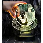Web Tasarımcı Hediyesi, Grafiker Hediyesi, Developer Hediyesi, Yazılımcılar İçin Hediye, Matrix Temalı 3d Led Lamba