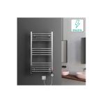 WEBER 400x700 Krom Havlupan Radyatör Isıtıcı Akıllı Termostatlı Zaman Ayarlı 5 Yıl Garantili
