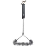 Weber 6493 21″ Three‑sided Grill Brush – 3‑köşeli Izgara Fırçası (Paslanmaz Çelik; Ergonomik Tutacak)