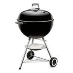 Weber Classic Kettle 57 cm – Parlak Siyah Emaye Çift Emayeli Kazan | One-Touch™ Temizlik | Zamansız Kettle Tasarımı