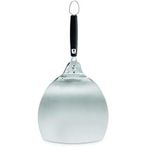 Weber® Pizza küreği, pizza küreği, pizza küreği, paslanmaz çelik, döner sap, yerden tasarruf sağlayan saklama için, pizza, ekmek vs. için, 6691