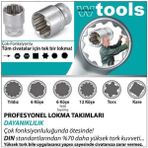Weber Tools 3-8 26'lı Profesyonel Lokma Takımı