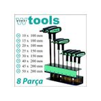 Weber Tools T Sap Delikli 8 Parça Torx Uçlu Allen Seti
