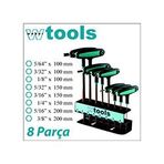 Weber Tools T Saplı 8 Parça Allen Seti