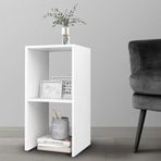 WEBLONYA Dekoratif Yan Sehpa 5312 - Mutfak Komodin 60x30x30 cm Beyaz
