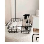 Weblonya Tel Sepet Organizer Çok Amaçlı Raf 6046 Siyah