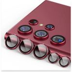WebMediCode Galaxy S23 Ultra Valdez Metal Kamera Lens - Kırmızı