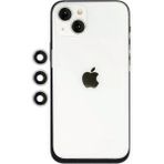 WebMediCode Iphone 14 Shine Kamera Lens - Gümüş