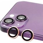 WebMediCode Iphone 15 Raze Metal Kamera Lens - Pembe