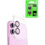 WebMediCode Iphone 16 Raze Metal Kamera Lens - Pembe