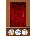 WebStyle Sayılarla Boyama Seti Çerçeveli Kasnaklı Aşk Kırmızıdır 40X50 cm
