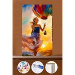 WebStyle Sayılarla Boyama Seti Çerçeveli Kasnaklı Balonla Gezi 50X65 cm