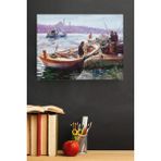 WebStyle Sayılarla Boyama Seti Kasnaklı Boğazdaki Balıklar 60 x 75 cm