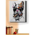 WebStyle Sayılarla Boyama Seti Kasnaklı Havalı Köpek 60 x 75 cm