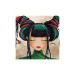 WebStyle Sayılarla Boyama Seti Kasnaklı Japon Kızın Düşü 50 x 65 cm