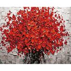 WebStyle Sayılarla Boyama Seti Kasnaklı Kır Çiçekleri 40 x 50 cm