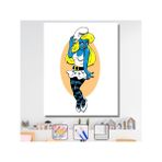 WebStyle Sayılarla Boyama Seti Kasnaklı Şirine Cazibesi 60 x 75 cm